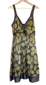 🍩Ted Baker SILK Summer Thick Strap Midi Dress LUXE🍩